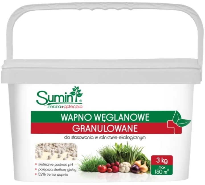 Sumin Wapno węglanowe granulowane 3 kg