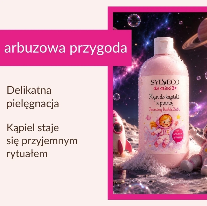Sylveco Arbuzowa Przygoda Płyn do kąpieli z pianą dla dzieci 3+ 500 ml