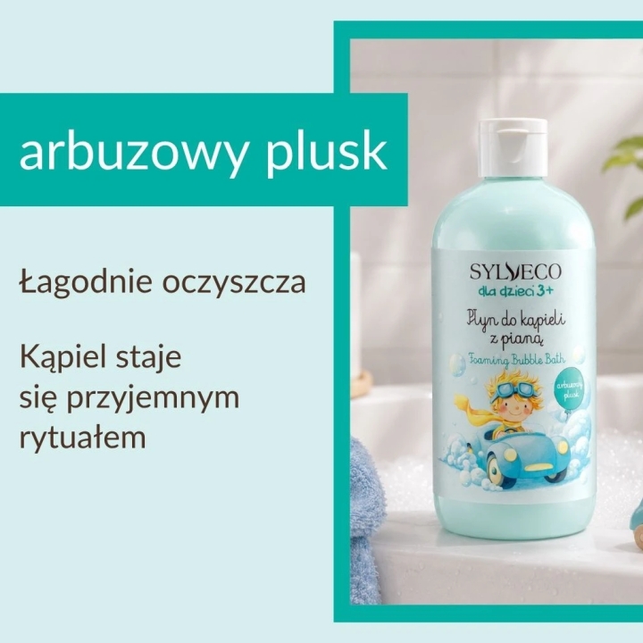Sylveco Arbuzowy Plusk Płyn do kąpieli z pianą dla dzieci 3+ 500 ml