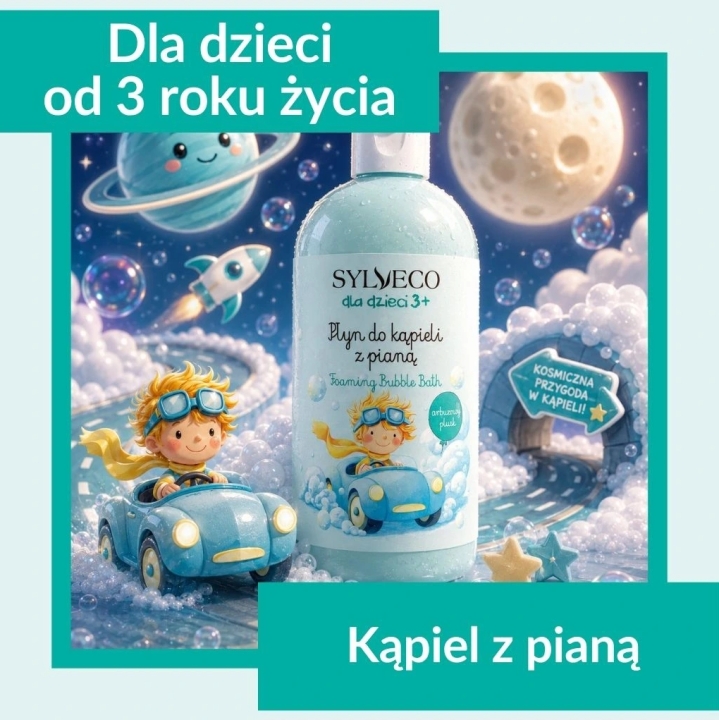 Sylveco Arbuzowy Plusk Płyn do kąpieli z pianą dla dzieci 3+ 500 ml