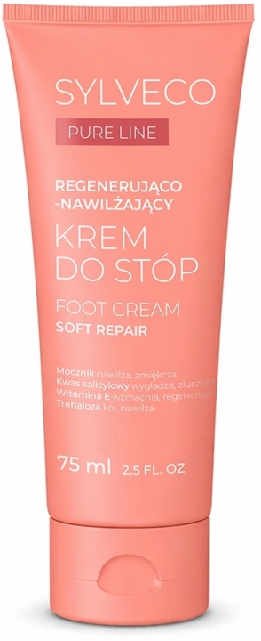 Sylveco Pure Line Krem do stóp regenerująco-nawilżający 75 ml