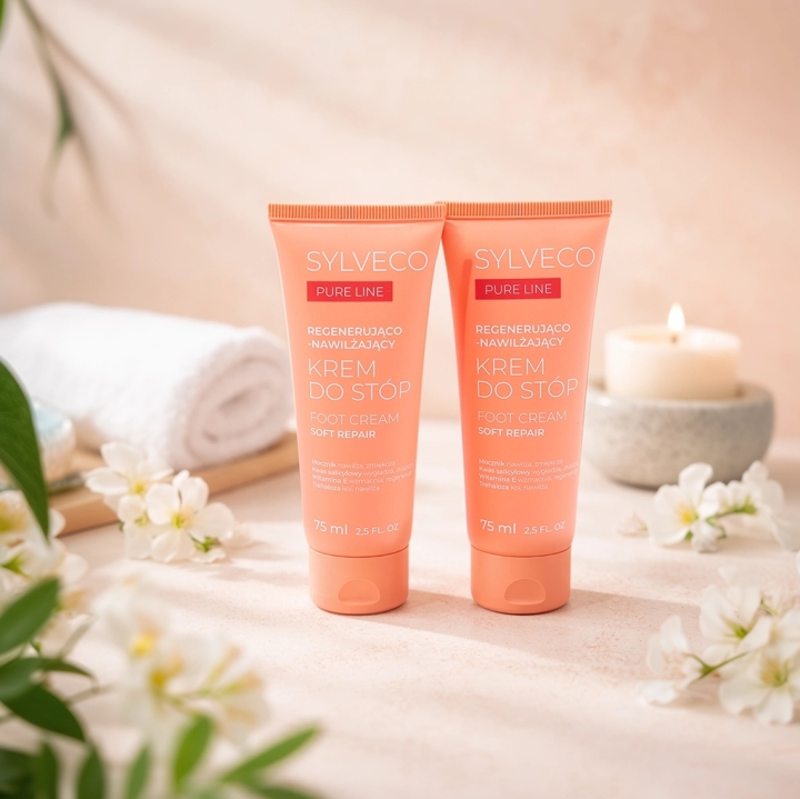Sylveco Pure Line Krem do stóp regenerująco-nawilżający 75 ml