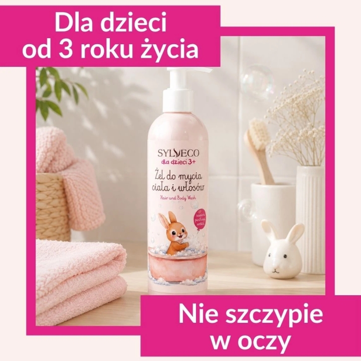 Sylveco Żel do mycia ciała i włosów dla dzieci arbuzowy 3+ 300 ml