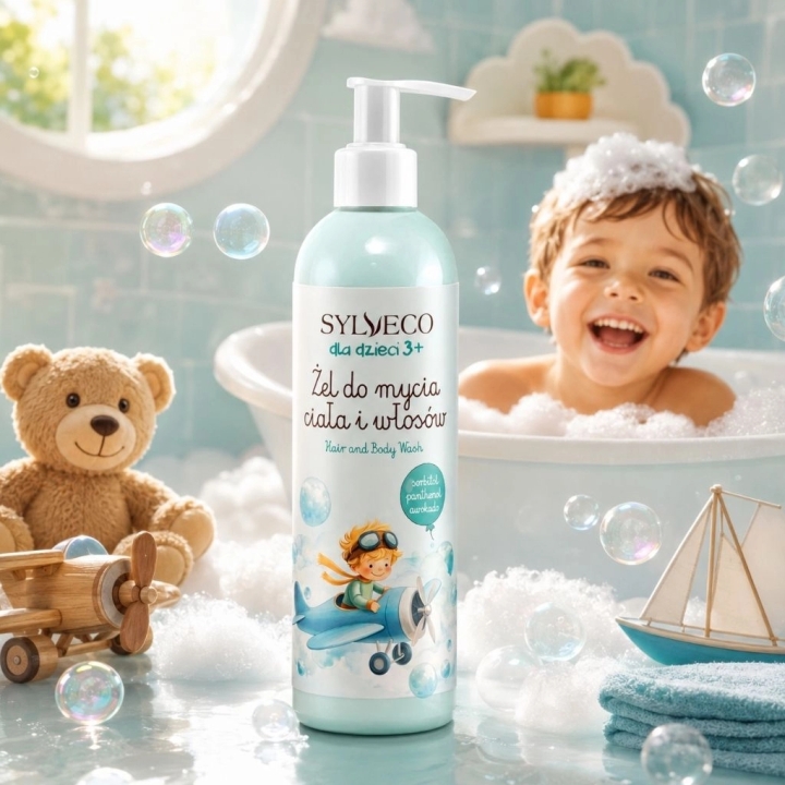 Sylveco Żel do mycia ciała i włosów dla dzieci guma balonowa 3+ 300 ml