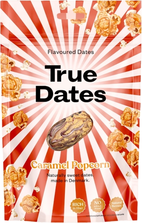 TRUE DATES Daktyle Caramel Popcorn 100 g