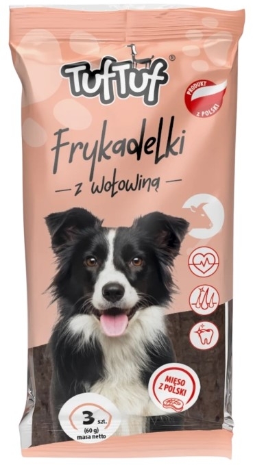TufTuf Frykadelki wołowe dla psa 3 szt.