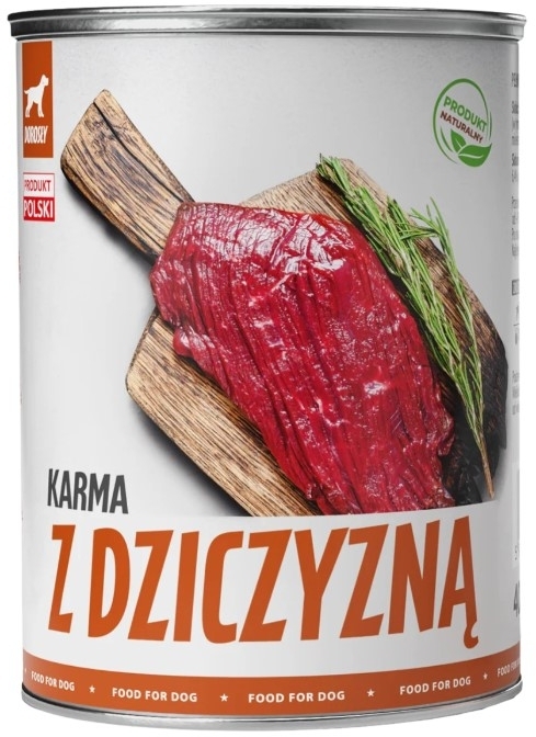TufTuf Mielonka z dziczyzną dla psa puszka 400 g