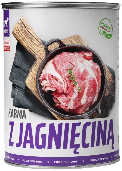 TUF TUF Mielonka z jagnięciną dla psa puszka 800 g