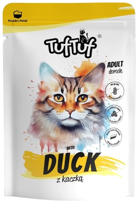 TufTuf Mielonka z kaczką dla kota saszetka 300 g