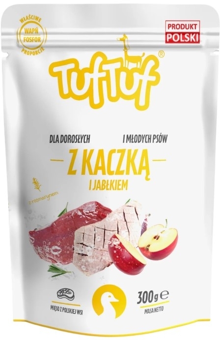 TUF TUF  Mielonka z kaczką dla psa saszetka 300 g