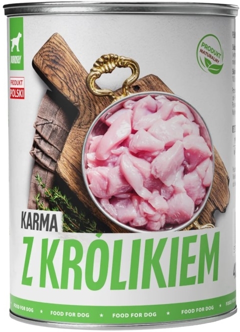 TUF TUF Mielonka z królikiem dla psa puszka 800 g
