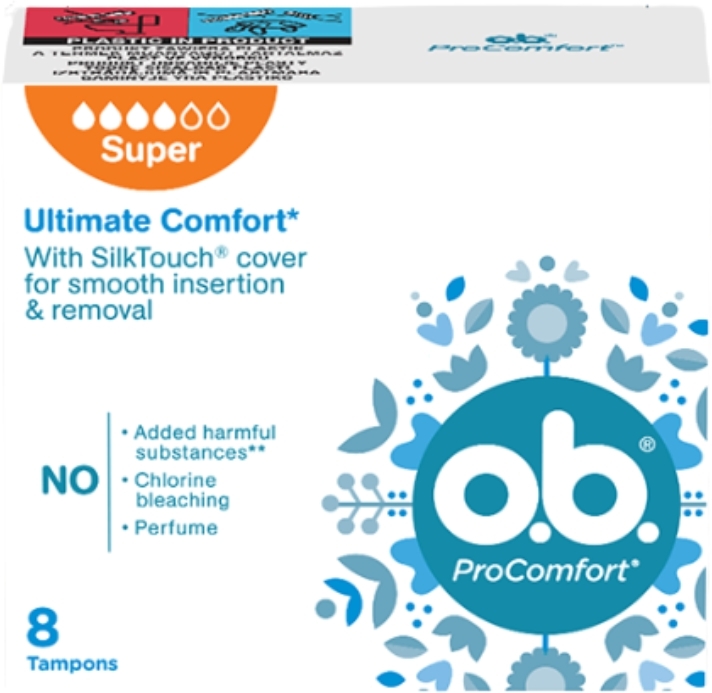 Tampony OB ProComfort Super 8 sztuk