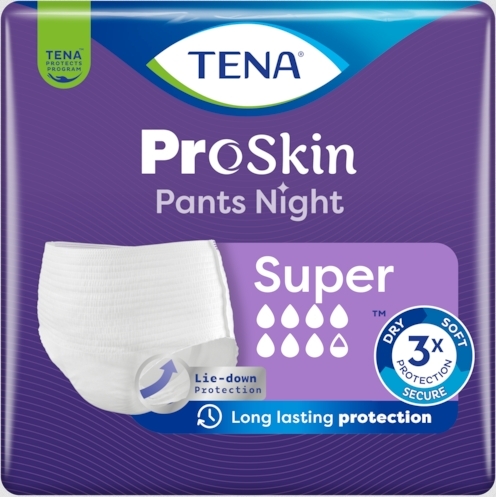 Tena Pants ProSkin Majtki chłonne super night L 10 szt.