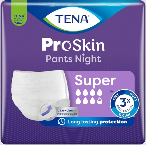 Tena Pants ProSkin Majtki chłonne super night M 10 szt.