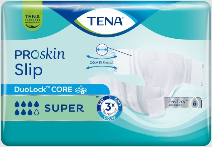 Tena Slip ProSkin Pieluchomajtki super L 30 szt.