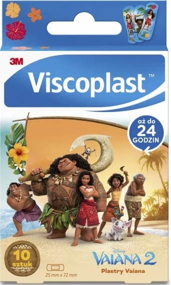 Viscoplast Vaiana 2 Plastry 72 x 25 mm 10 szt.