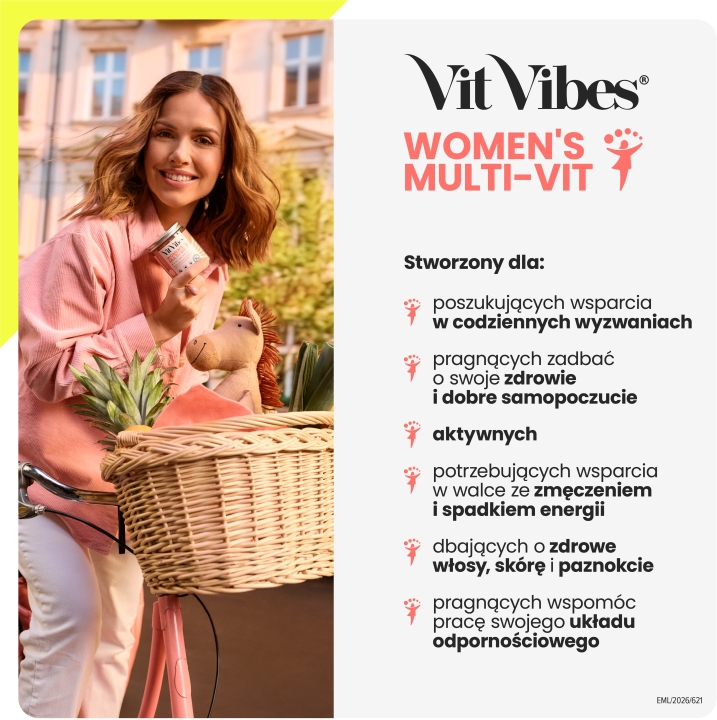 Vit Vibes Women's Multi-Vit żelki 60 sztuk