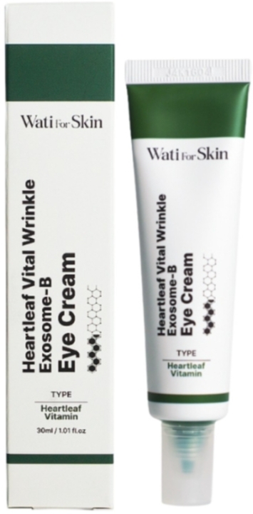 WATI FOR SKIN Heartleaf Vital Wrinkle Exosome-B Eye Cream, 30 ml