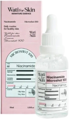 WATI FOR SKIN Niacinamide Essence Microshot 100, 30 ml