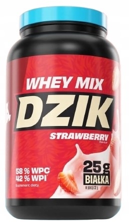 WK DZIK Odżywka białkowa Truskawka 704 g