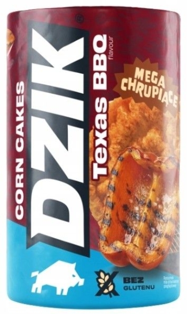 WK DZIK Wafle kukurydziane o smaku Texas BBQ 120 g