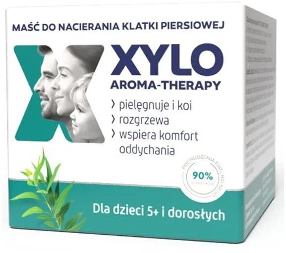 Xylo Aroma-Therapy Maść do nacierania klatki piersiowej dla dzieci 5+ i dorosłych 50 ml