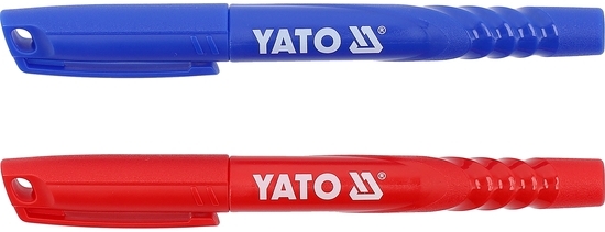 YATO Markery techniczne niebieski-czerwony YT-69301 2 szt.