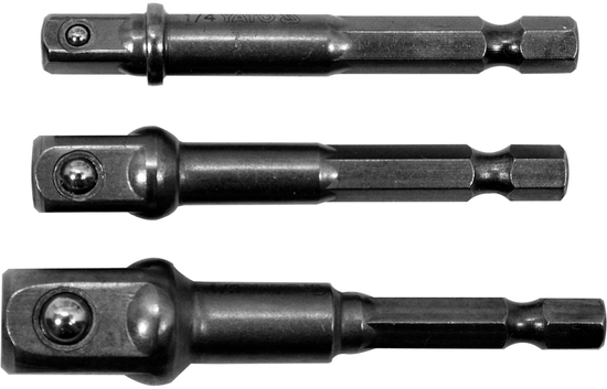 YATO Zestaw Adapterów Hex Do Nasadek  1/4 YT-04685