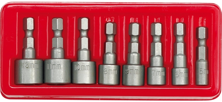 YATO Zestaw nasadek do wkrętarki 5-13mm 8szt.