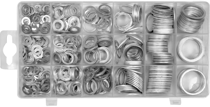 YATO Zestaw podkładek aluminiowych 450 el.