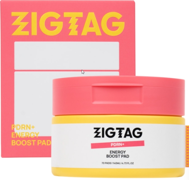 ZIGTAG PDRN+ ENERGY Boost Pad, 140 ml ( 70 szt.)