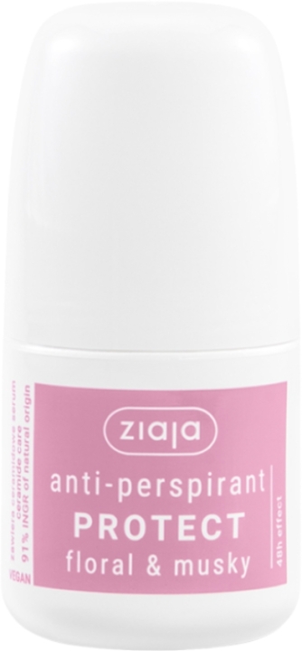 Ziaja Anti-Perspirant Protect Floral & Musky antyperspirant roll-on 60 ml