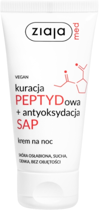Ziaja Med Kuracja Peptydowa + Antyoksydacja SAP Krem na noc 50 ml